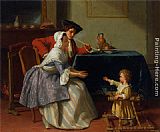 Jean Carolus Babys First Steps painting